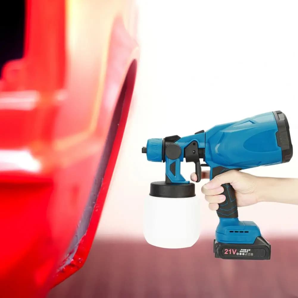 Mini Paint Sprayer Long-Spray Distance 3 Spray Patterns, Rechargeable Multipurpose Electric Handheld Paint Sprayer Machine Set