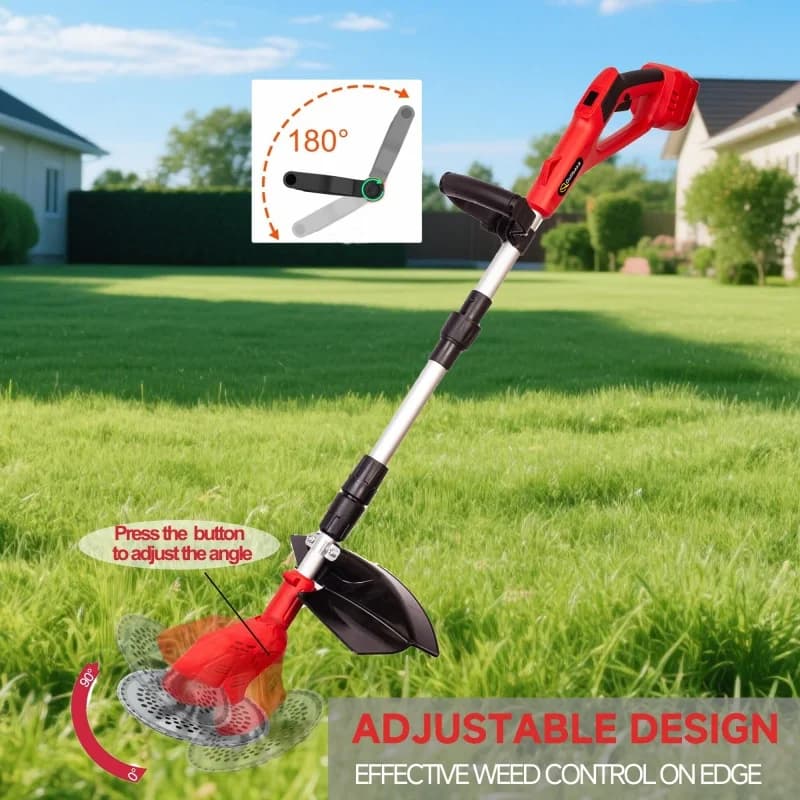 For Milwaukee M18 Cordless Lawn Mower Brushless Adjustable Length Angle Grass Trimmer Telescopic for Yard Pruning Power Tool​