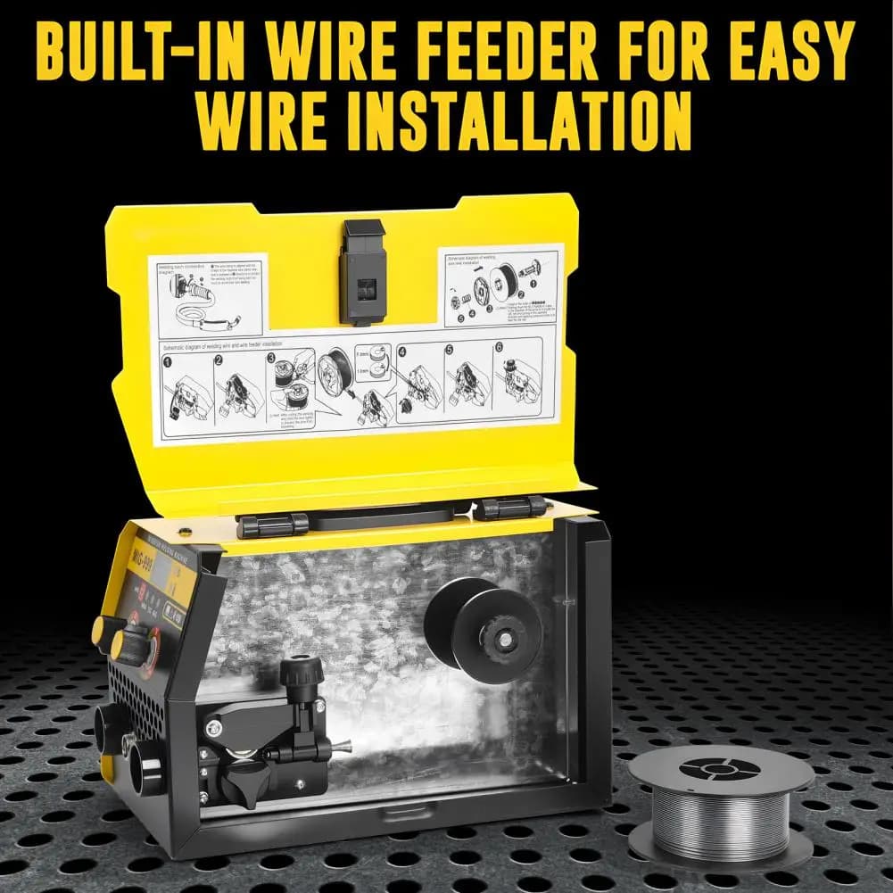 3-in-1 Gasless MIG Welder Machine, 140A Portable Welding Kit for Home, 110V/220V Dual Voltage Welding Machine