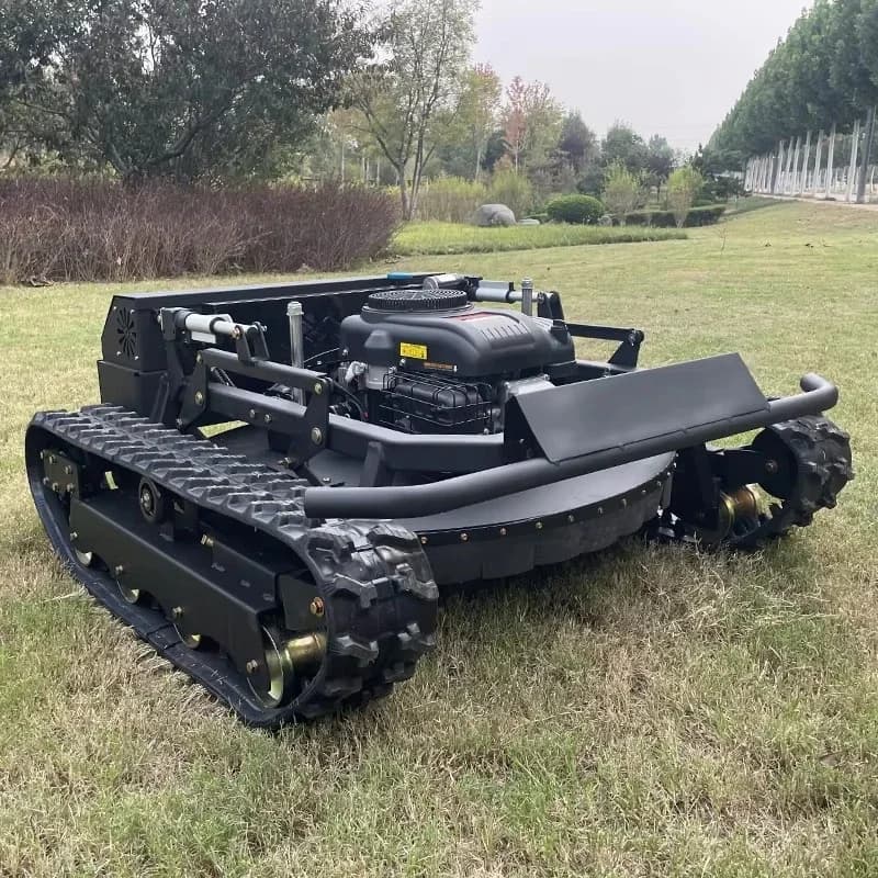 Customized Remote Control Lawn Mower 4-stroke High Torque Self-propelled Lawn Mower with Grass Collecting Bucket for Garden Use