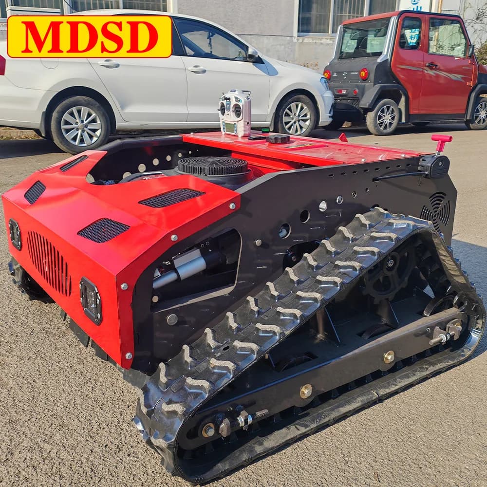 Remote Control Lawn Mower GPS Navigation Robot Grass Cutter Slope-Climbing Waterproof Lawn Mower for Large Yard Golf Course