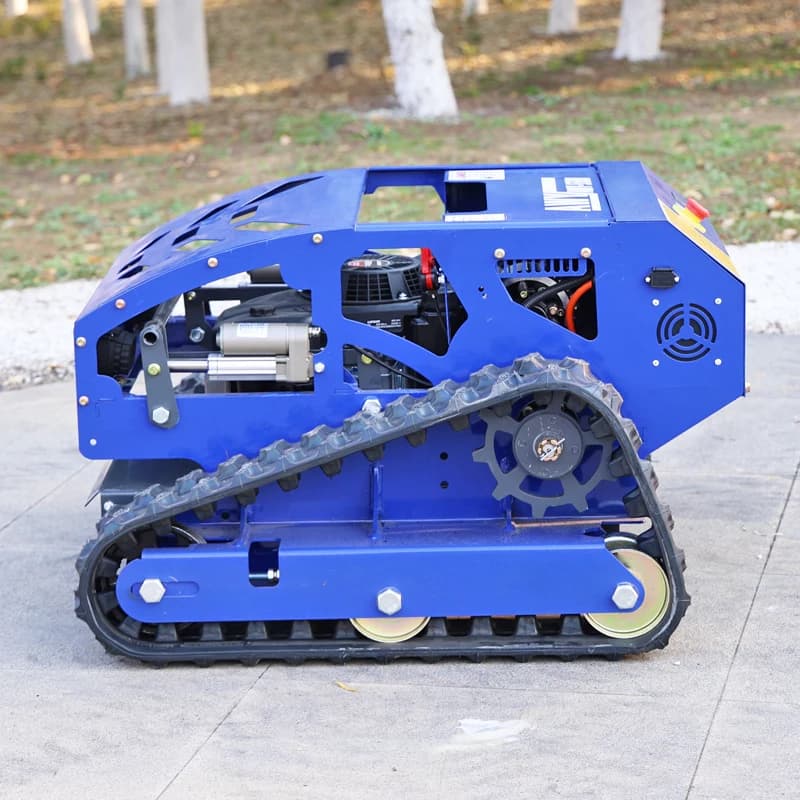 Customized Ce certified 550mm manufacturer sells remote-controlled tracked smart lawn mowers at a low price