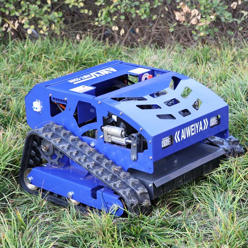 Customized Ce certified 550mm manufacturer sells remote-controlled tracked smart lawn mowers at a low price