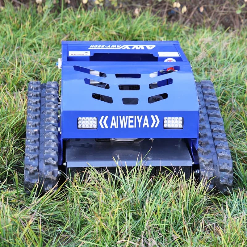 Customized Ce certified 550mm manufacturer sells remote-controlled tracked smart lawn mowers at a low price